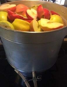 Æblegele gryde